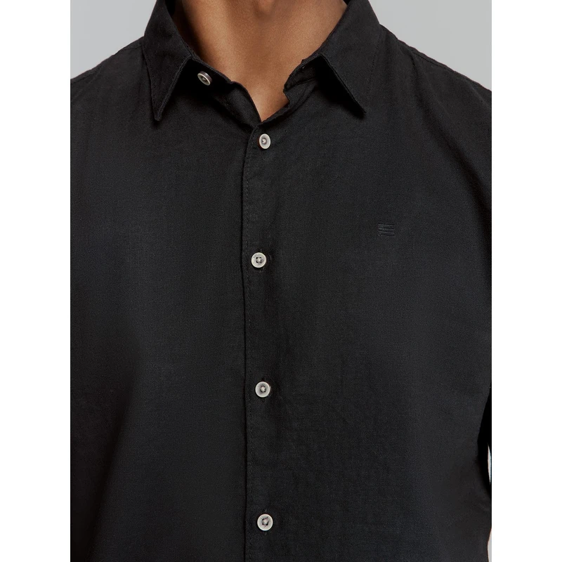 Heren Overhemd 27470213SN No Excess ZWART