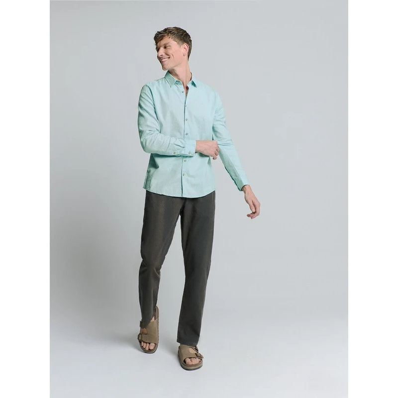 Heren Overhemd 27470213SN No Excess BLEU