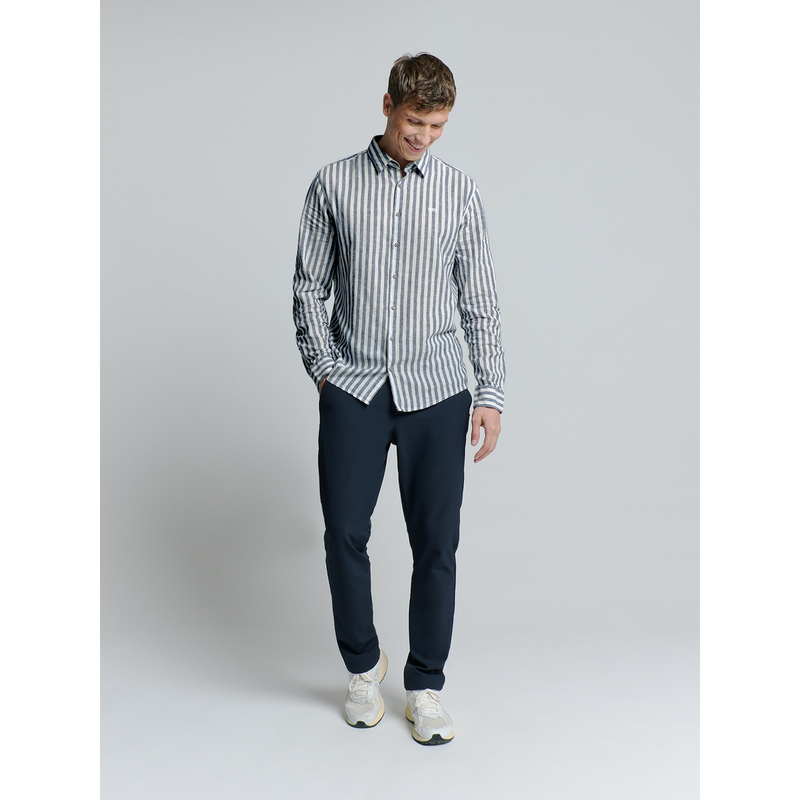 Heren Overhemd 27470224SN No Excess INDIGO BLUE