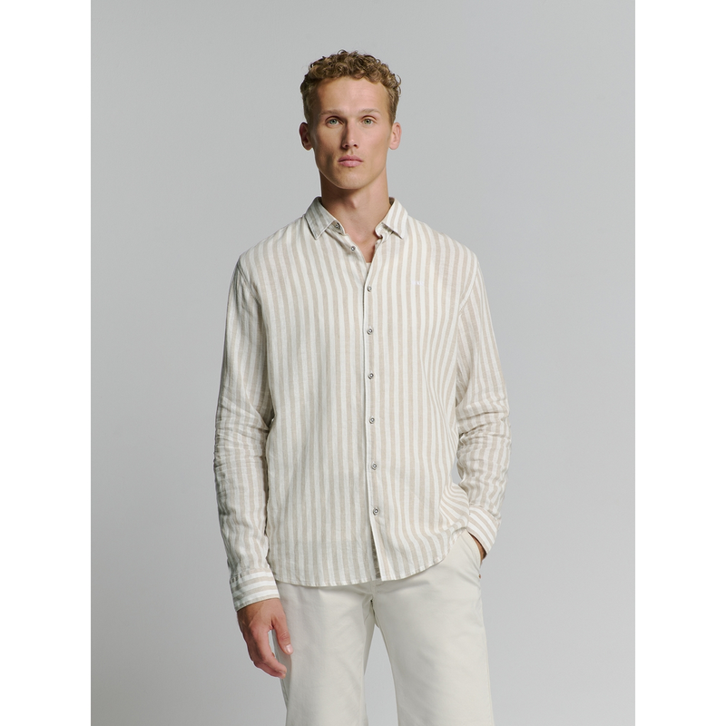 Heren Overhemd 27470224SN No Excess BEIGE