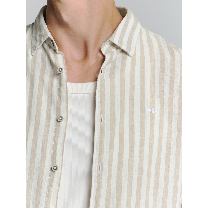 Heren Overhemd 27470224SN No Excess BEIGE
