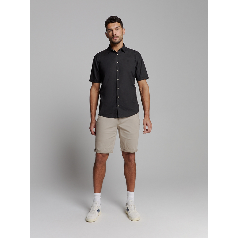 Heren Overhemd 27480321SN No Excess ZWART