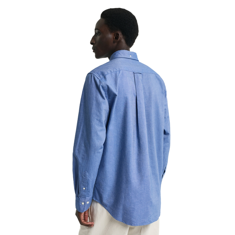 Heren Overhemd 3000200.407 Gant MIDDEN BLAUW