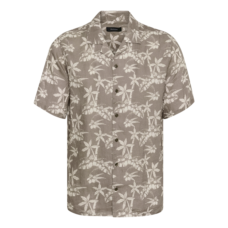 Heren Overhemd 30208077 Matinique BRUIN DESSIN