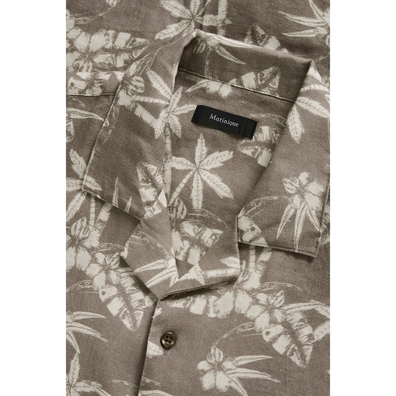 Heren Overhemd 30208077 Matinique BRUIN DESSIN