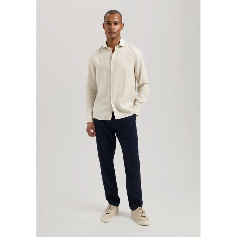 Heren Overhemd 303710 Jagger Dstrezzed ZAND