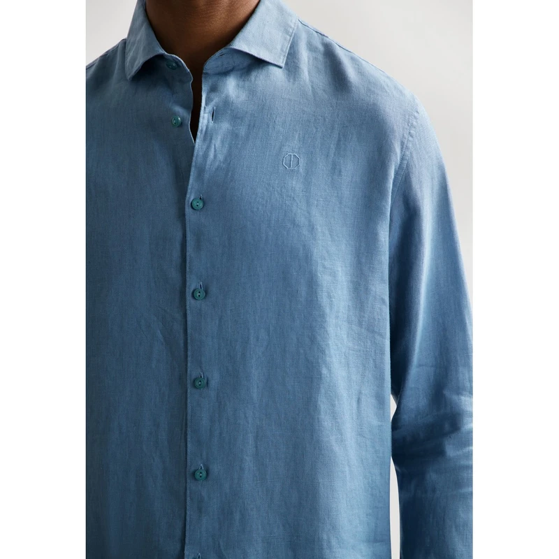 Heren Overhemd 303710 Jagger Dstrezzed BLEU