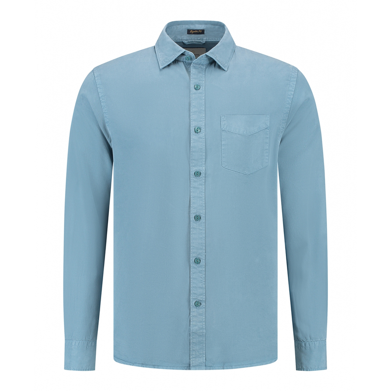 Heren Overhemd 303754 Lamont Dstrezzed BLEU