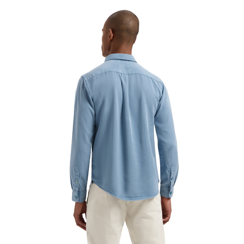 Heren Overhemd 303754 Lamont Dstrezzed BLEU