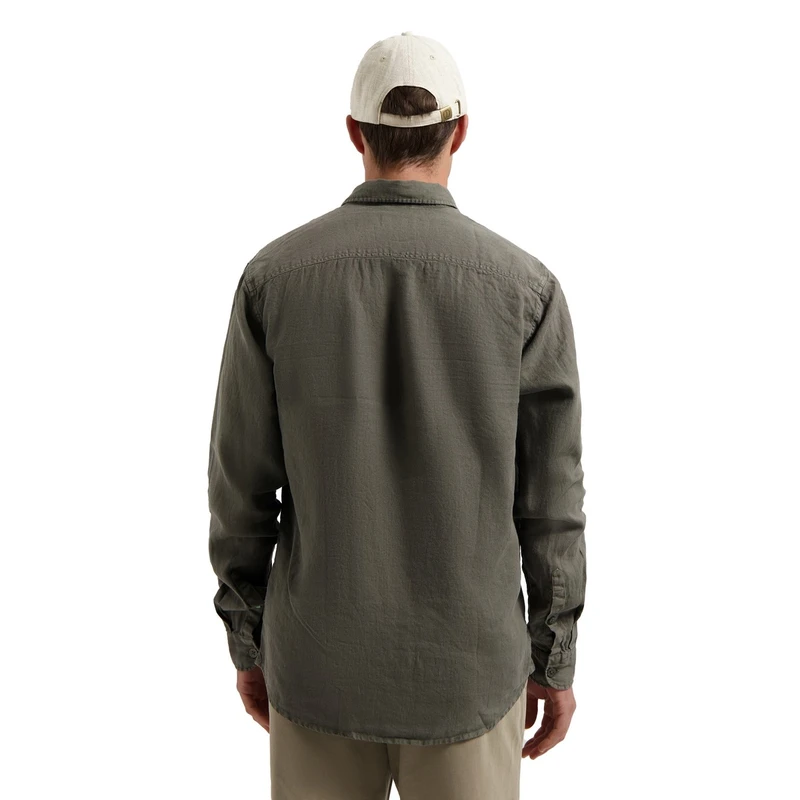 Heren Overhemd 303804 Samson Worker Dstrezzed MIDDEN GRIJS