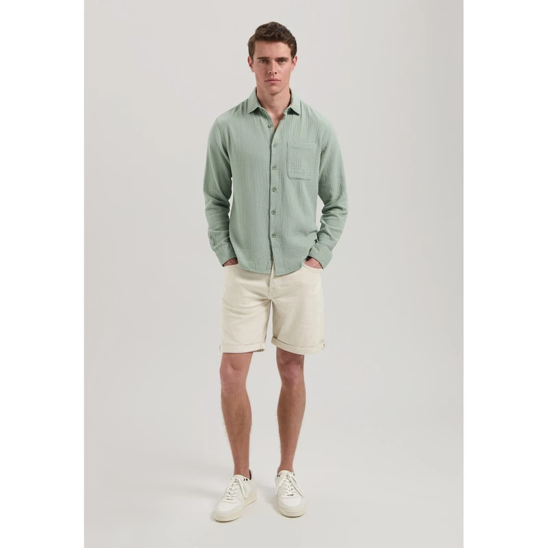Heren Overhemd 303816 Axton Dstrezzed LILA