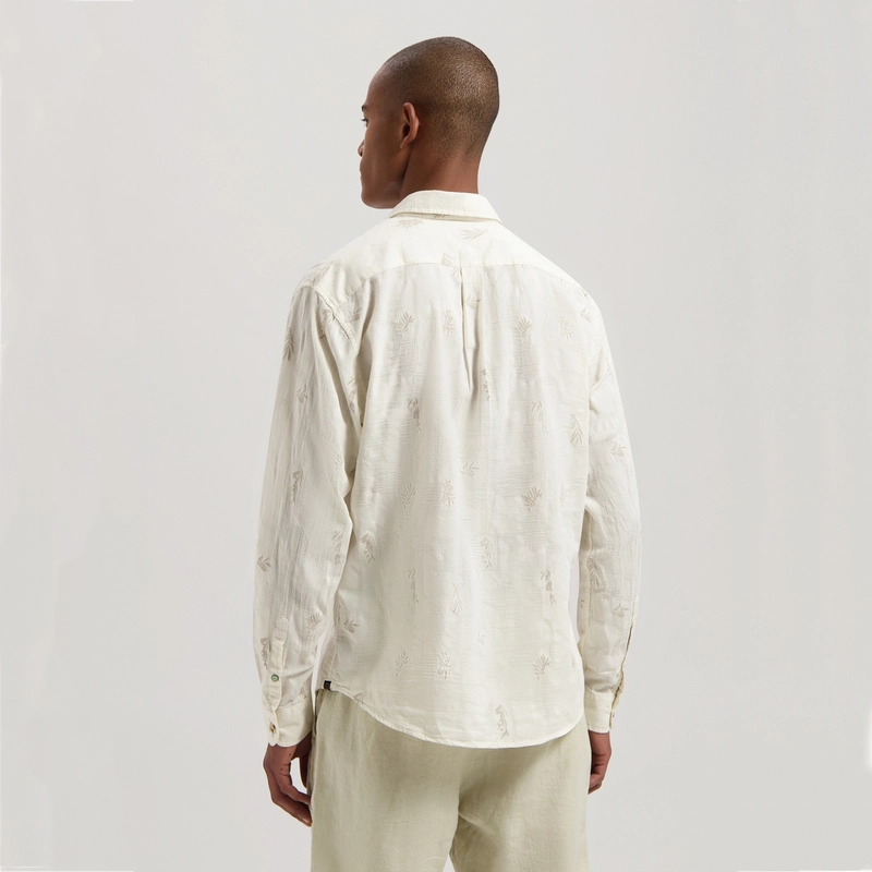 Heren Overhemd 303870 Thomas Dstrezzed OFF-WHITE