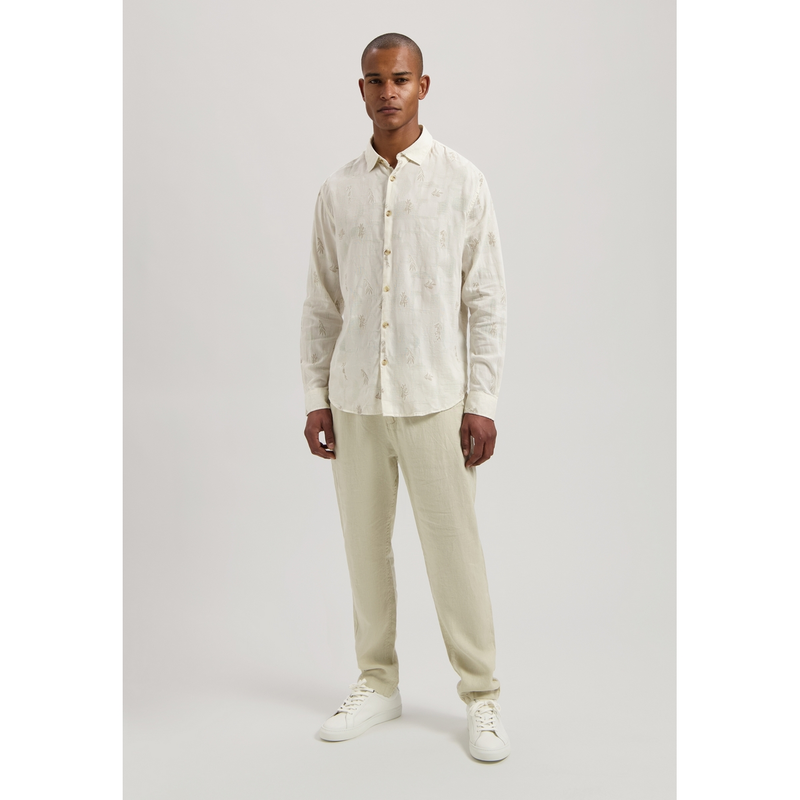 Heren Overhemd 303870 Thomas Dstrezzed OFF-WHITE