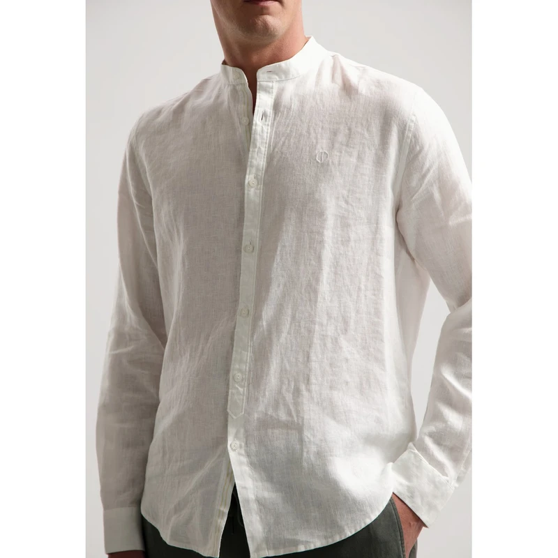 Heren Overhemd 303900 Andru Mao Dstrezzed Wit