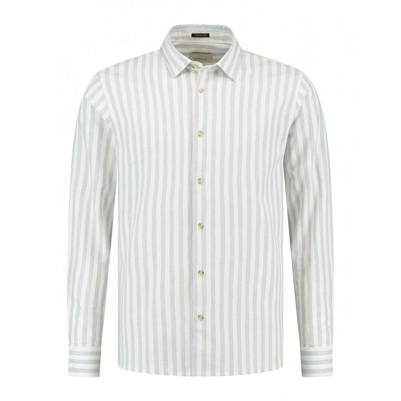 Heren Overhemd 303928 Philip Dstrezzed MIDDEN BLAUW