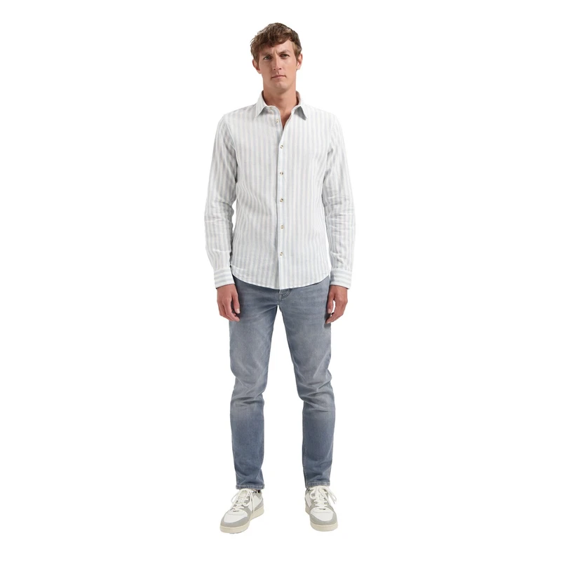 Heren Overhemd 303928 Philip Dstrezzed MIDDEN BLAUW