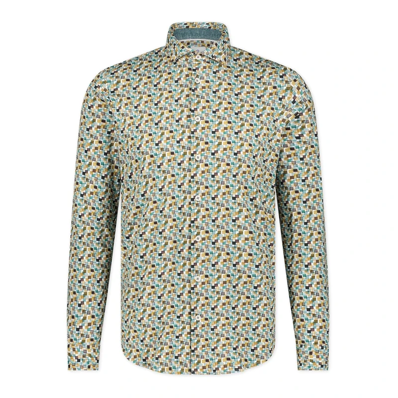 Heren Overhemd 3102.32 Blue Industry GROEN