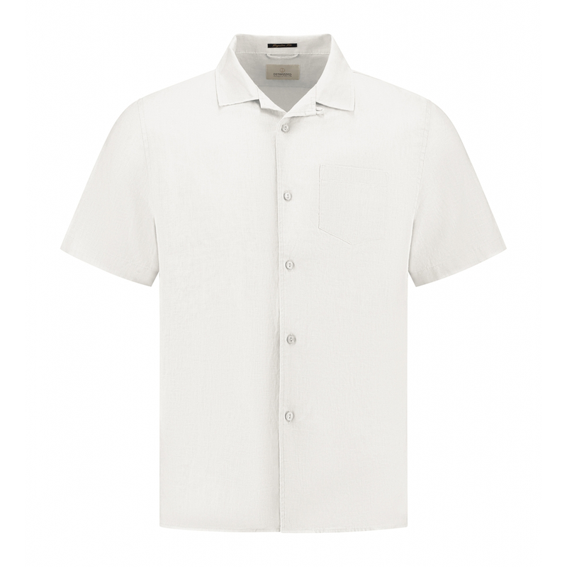 Heren Overhemd 311480 Hero Resort Dstrezzed Wit