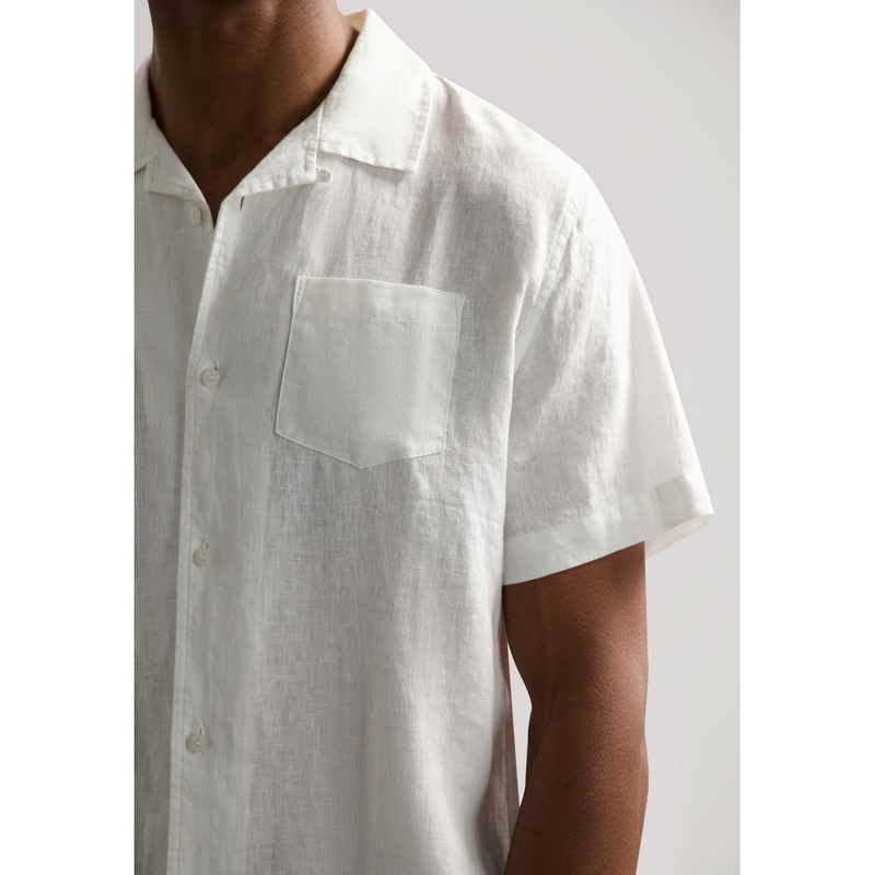 Heren Overhemd 311480 Hero Resort Dstrezzed Wit