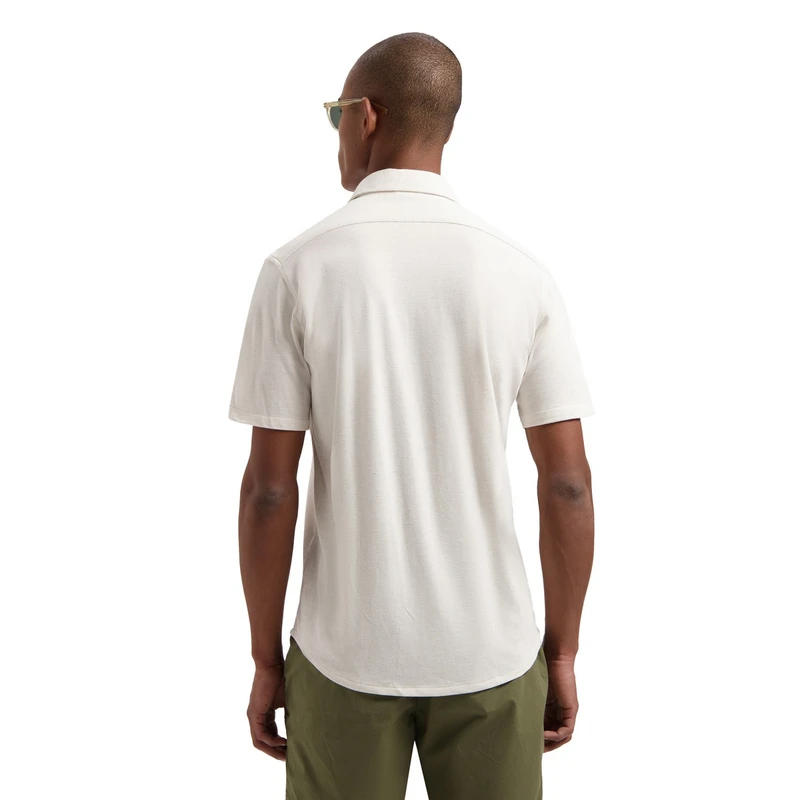 Heren Overhemd 311482 Anthony Dstrezzed OFF-WHITE