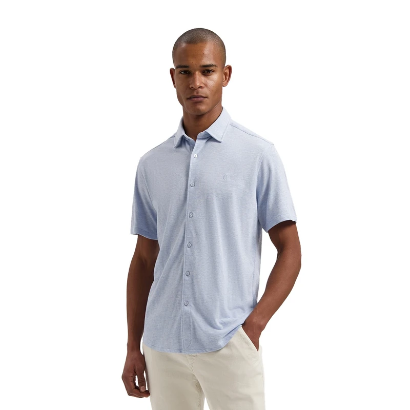 Heren Overhemd 311482 Anthony Dstrezzed BLAUW MELE