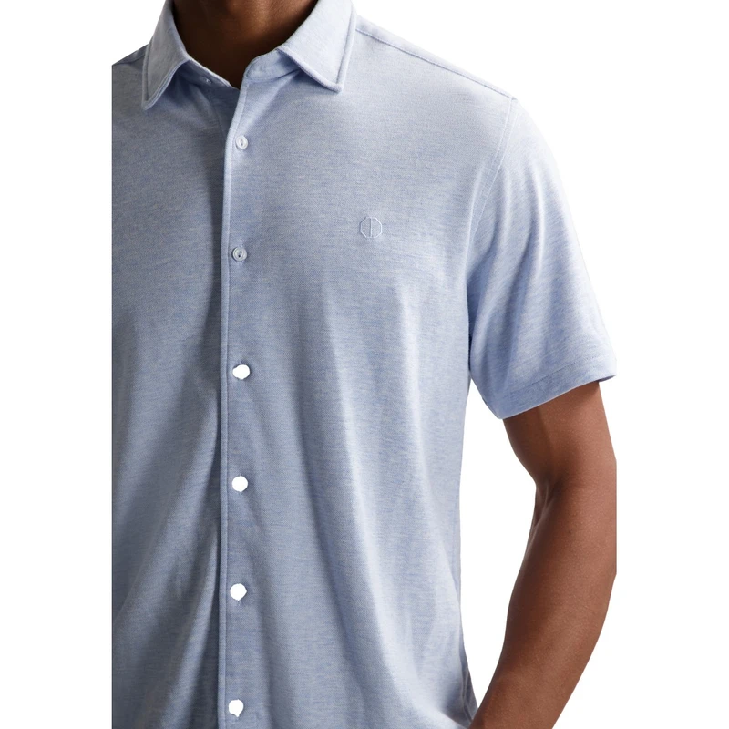 Heren Overhemd 311482 Anthony Dstrezzed BLAUW MELE