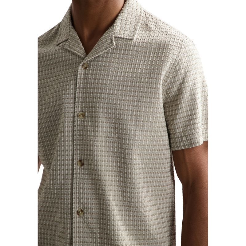 Heren Overhemd 311504 Gyles Resort Dstrezzed BEIGE