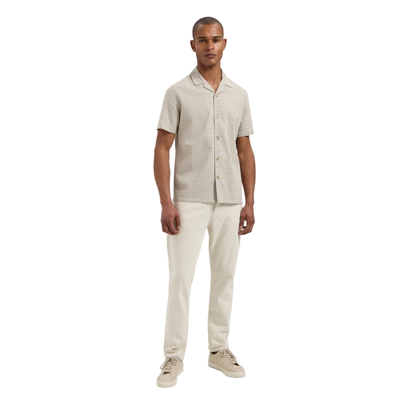 Heren Overhemd 311504 Gyles Resort Dstrezzed BEIGE