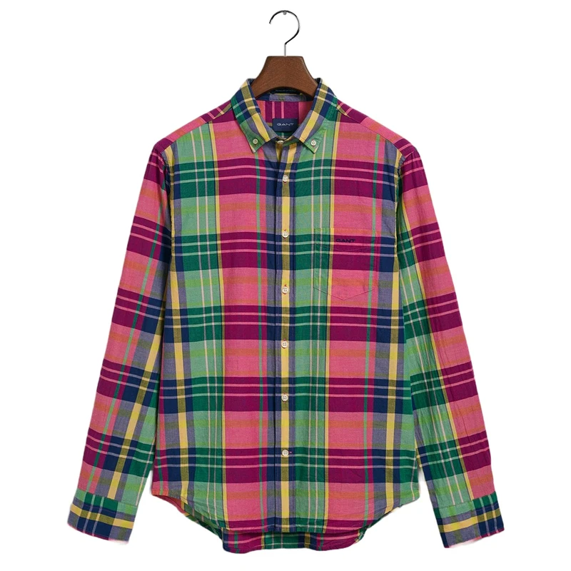 Heren Overhemd 3230038 Gant GROEN DESSIN