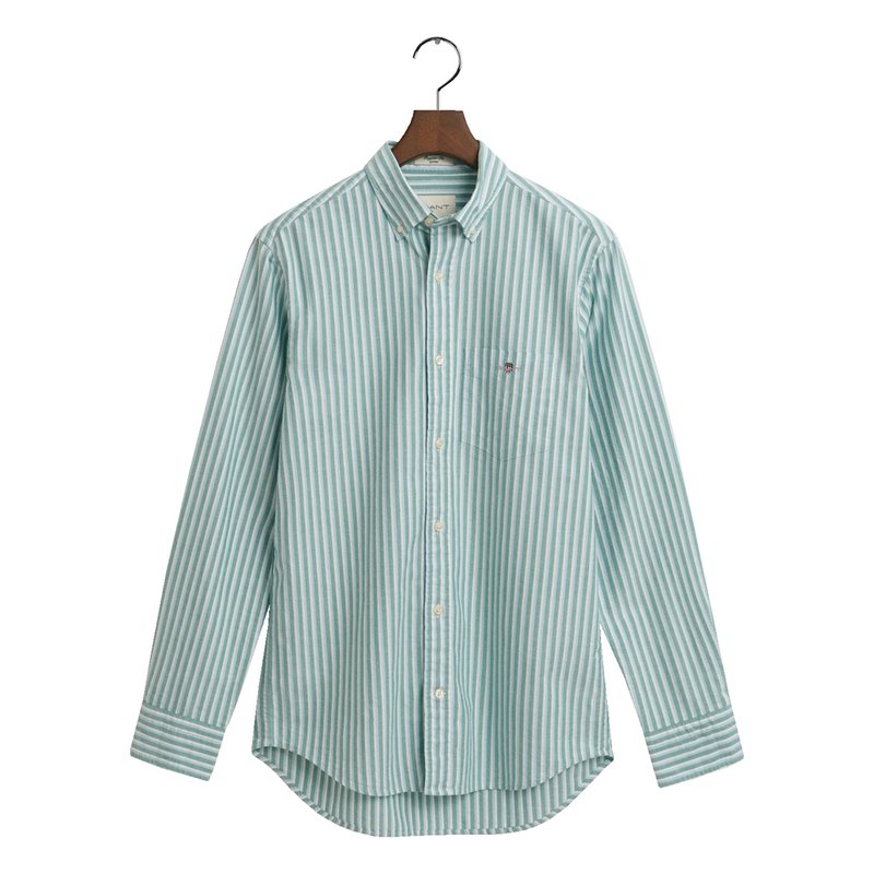 Heren Overhemd 3250028.322 Gant GROEN