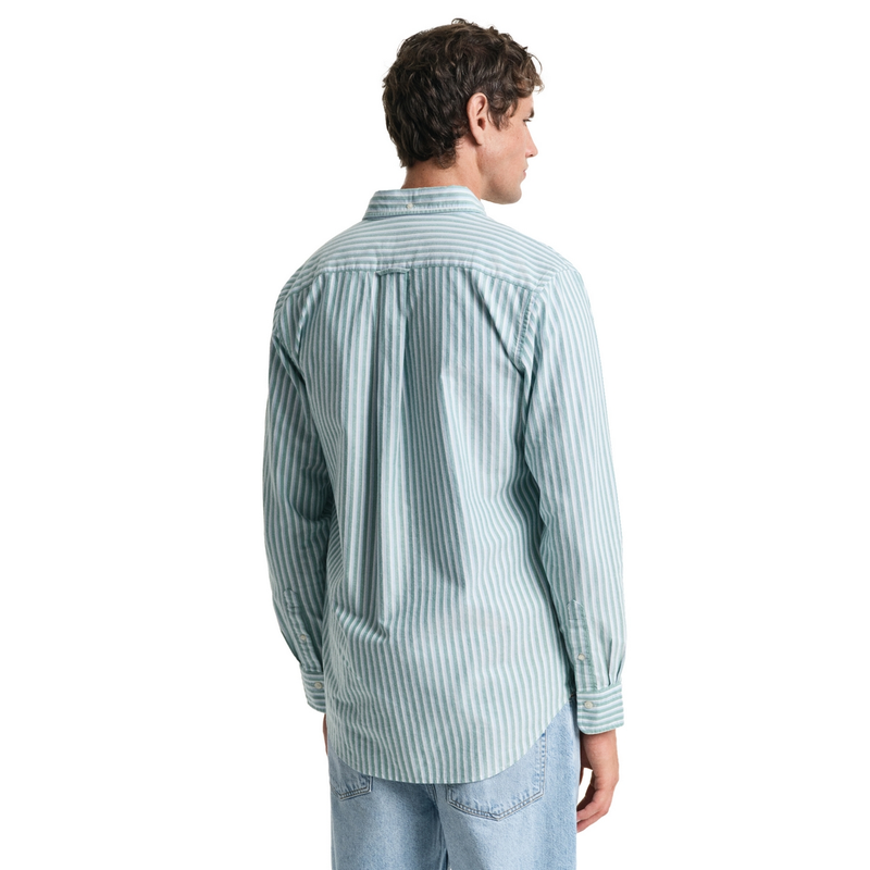 Heren Overhemd 3250028.322 Gant GROEN