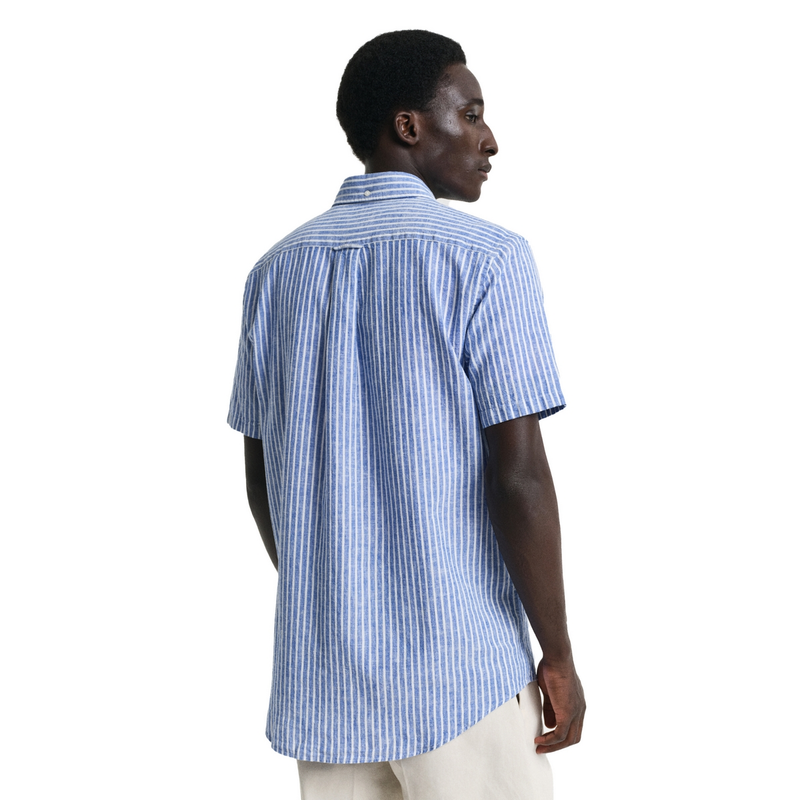 Heren Overhemd 3250039.407 Gant INDIGO BLUE