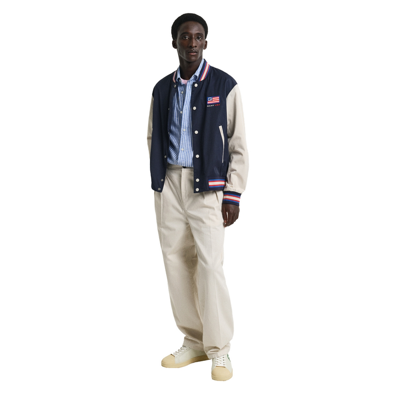 Heren Overhemd 3250039.407 Gant INDIGO BLUE
