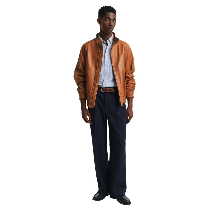 Heren Overhemd 3250050.407 Gant INDIGO BLUE