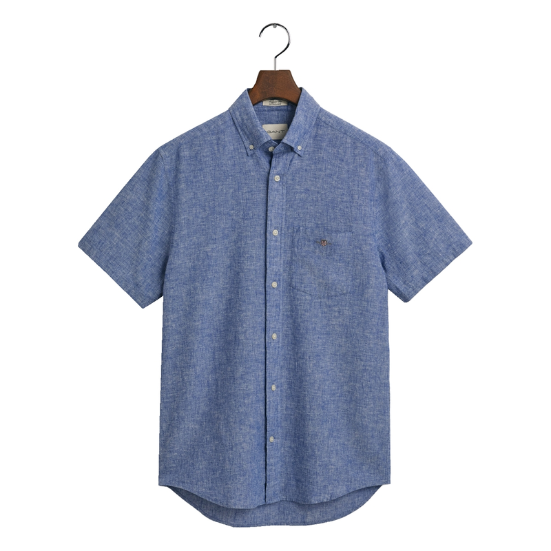 Heren Overhemd 3250083.407 Gant INDIGO BLUE
