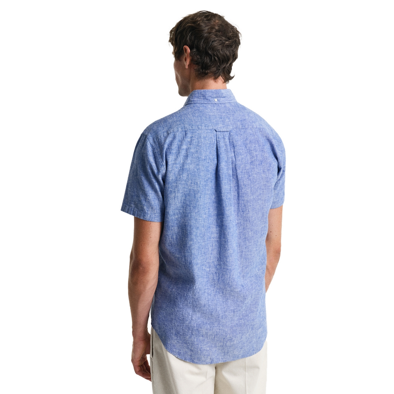 Heren Overhemd 3250083.407 Gant INDIGO BLUE