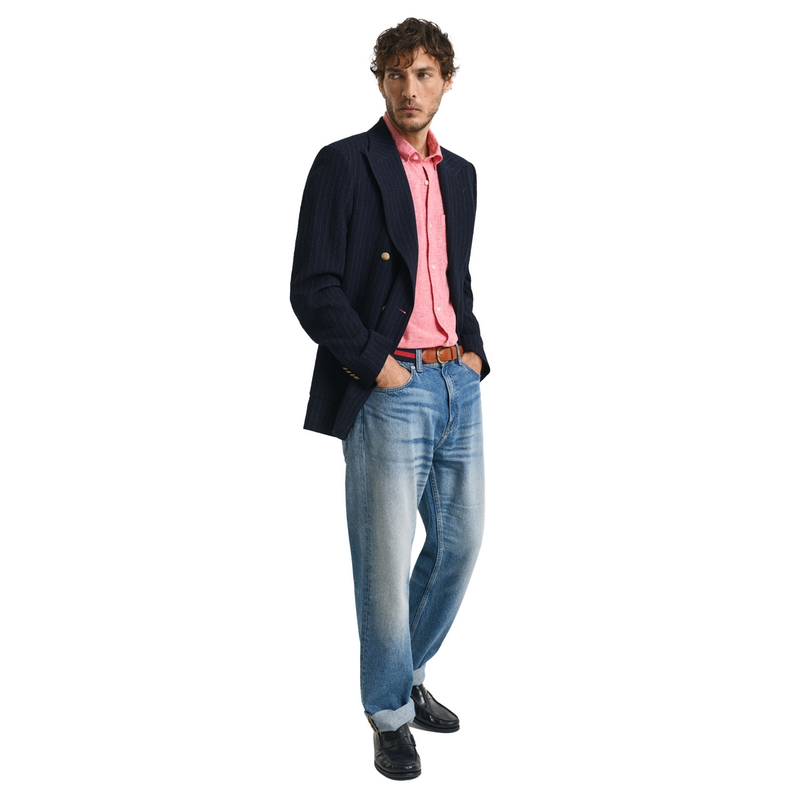 Heren Overhemd 3250083.643 Gant BRIQUE