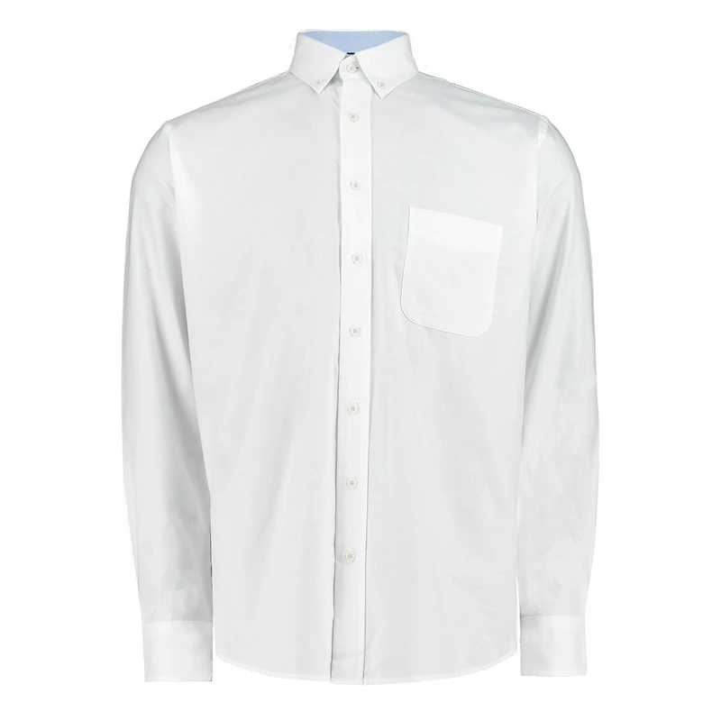 Heren Overhemd 327670-12 Brighton Blue Wit