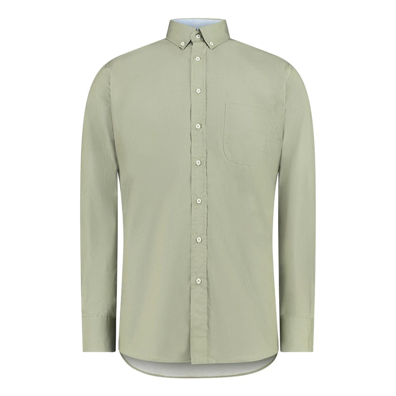 Heren Overhemd 327670-71 Brighton Blue GROEN