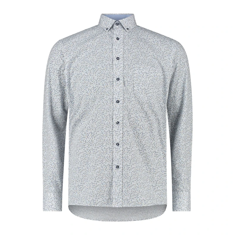 Heren Overhemd 41-6670 Brighton Blue CAMEL