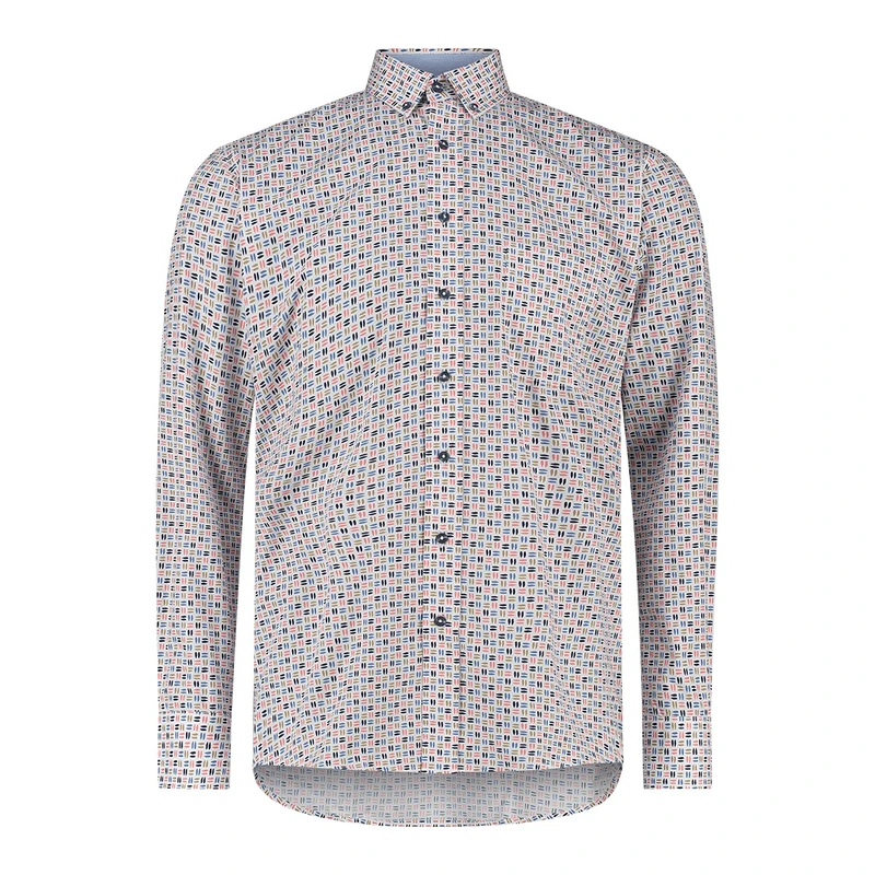 Heren Overhemd 41-6670 Brighton Blue ROZE