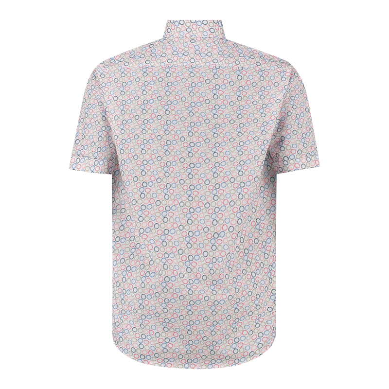 Heren Overhemd 416670 Brighton Blue FUCHSIA