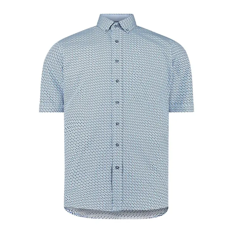 Heren Overhemd 416670 Brighton Blue BLEU