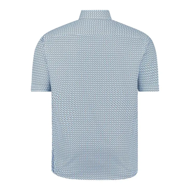 Heren Overhemd 416670 Brighton Blue BLEU