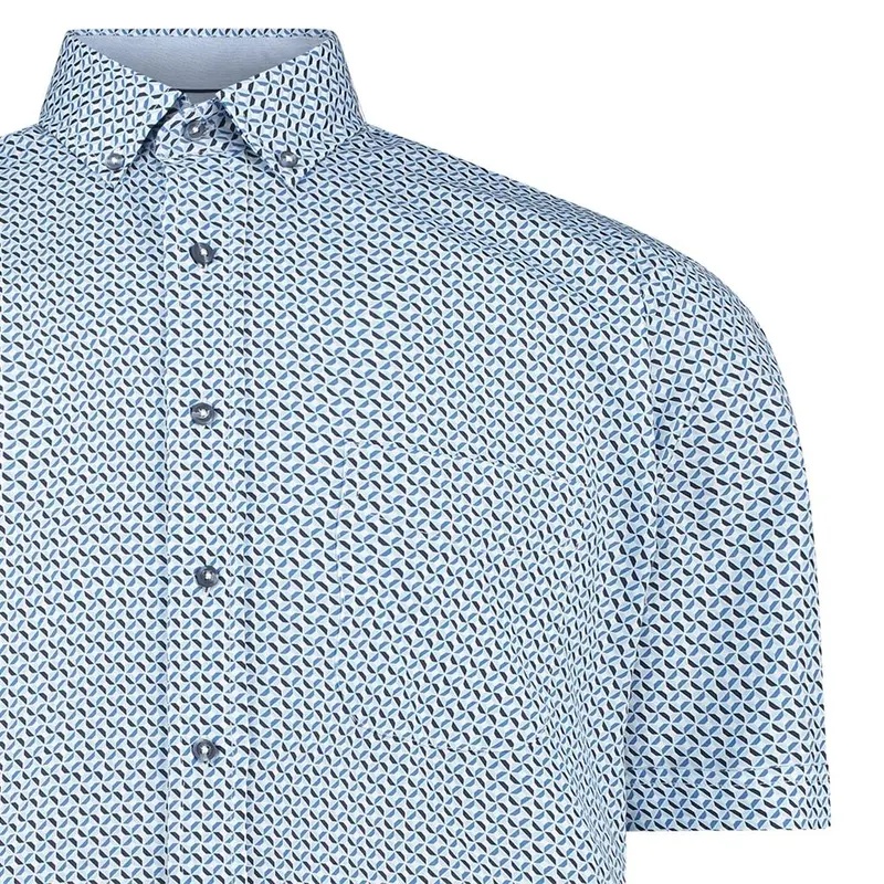 Heren Overhemd 416670 Brighton Blue BLEU