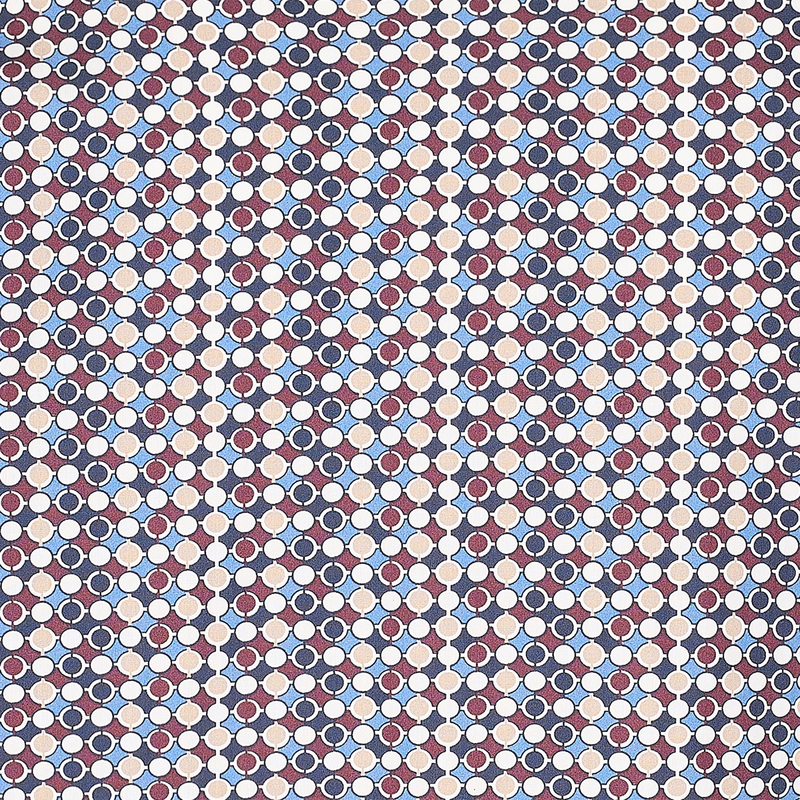 Heren Overhemd 427670-73.302 Brighton Blue BORDEAUX