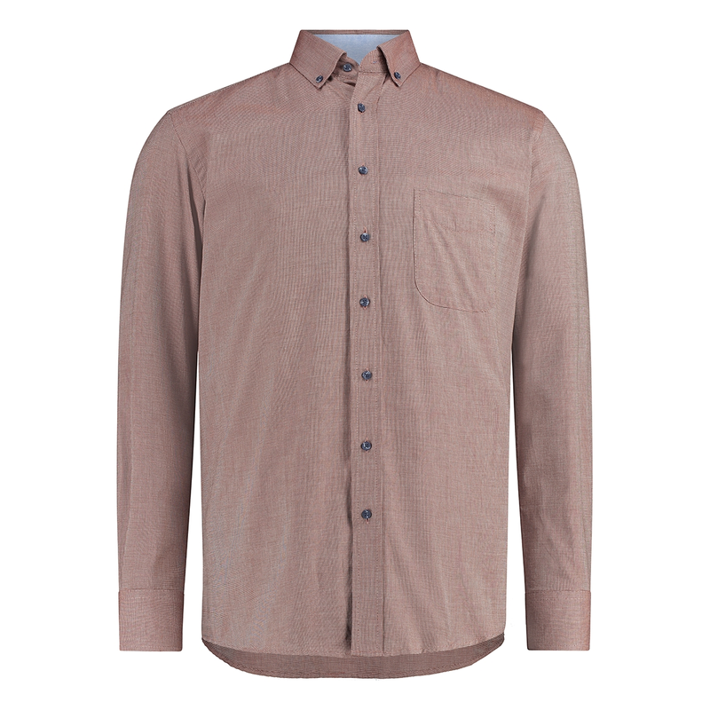 Heren Overhemd 427670-73.30 Brighton Blue BRIQUE
