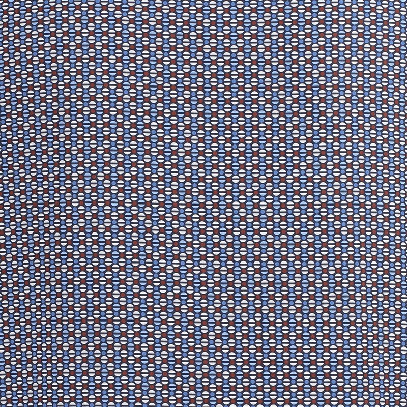Heren Overhemd 427670-73.310 Brighton Blue ROOD DESSIN