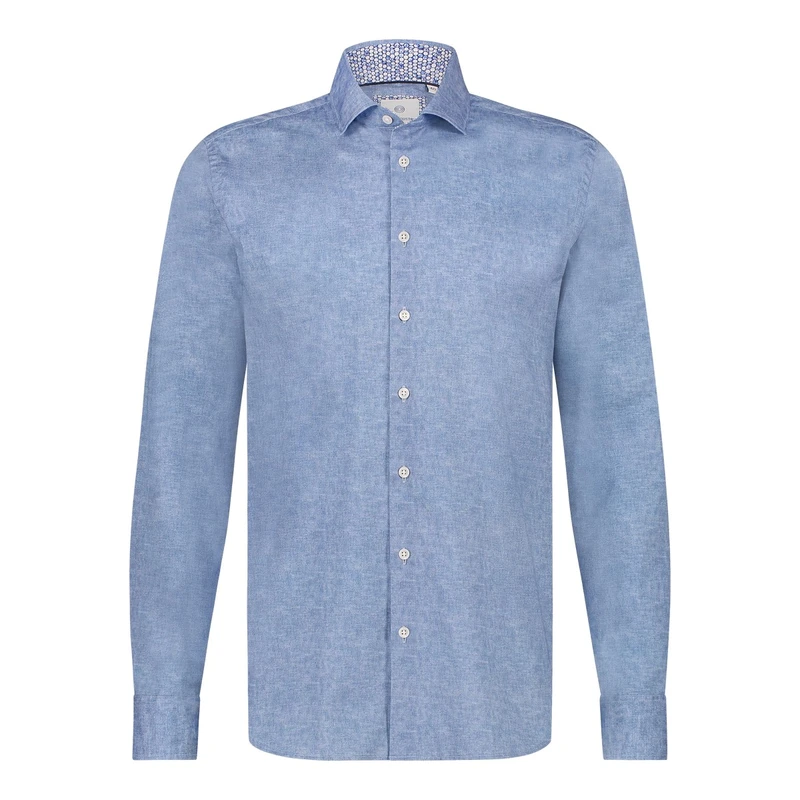 Heren Overhemd 5117.51 Blue Industry INDIGO BLUE