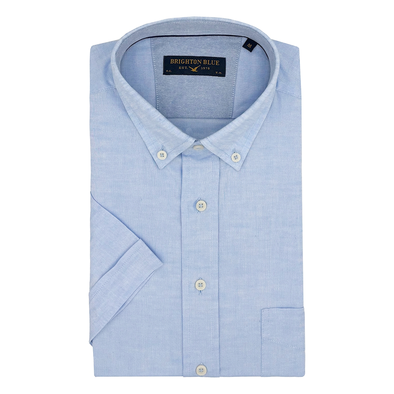 Heren Overhemd 516670-73 Brighton Blue BLEU